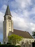 L'église Notre-Dame-de-la-Maternité à Loechlé.