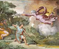 Dieu apparaissant à Isaac.