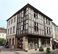 Maison de la Tête noire (maison à colombages).