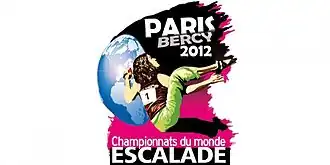 Logo des Championnats du Monde d'escalade 2012
