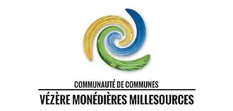 Blason de Communauté de communes de Vézère-Monédières-Millesources