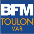 Logo de BFM Toulon Var du 5 juillet 2021 au 10 juillet 2024.