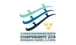 Description de l'image Logo Championnats du monde de patinage synchronisé 2018.jpg.