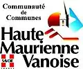 Logotype de la Communauté de communes de Haute Maurienne Vanoise.