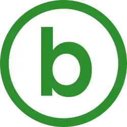 (Logo de la ligne b du métro de Rennes)