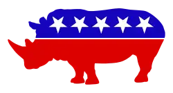Logo en forme de rhinocéros (au lieu d'éléphant).