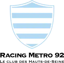 Logo du Racing Métro 92 de 2010 à 2015.