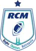 Logo du Rugby Chartres Métropole de 2013 à 2018.