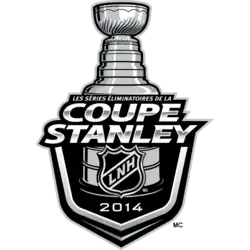 Logo représentant la Coupe Stanley et les mots « Séries éliminatoires de la Coupe Stanley 2014 »