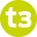 (Logo de la ligne T3 du trambus de Rennes)
