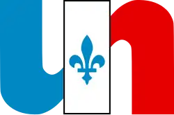 Logo de l'Union nationale, dont la durée de vie s'échelonne de 1936 à 1989.