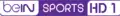 Logo de beIN Sports 1 HD du 1er janvier 2017 au 1er mars 2021.
