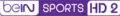 Logo de beIN Sports 2 HD du 1er janvier 2017 au 1er mars 2021.