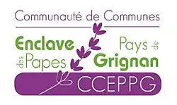 Blason de Communauté de communes Enclave des Papes Pays de Grignan