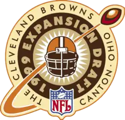 Description de l'image Logo draft d'expansion 1999 de la NFL.png.