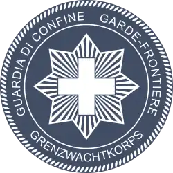 Écusson officiel du Corps des gardes-frontière.
