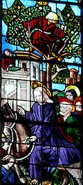 Vitrail du 16e s. - Les Rameaux