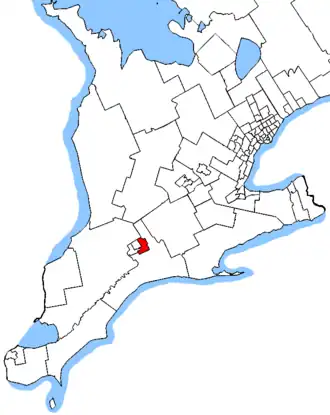 Carte de la circonscription