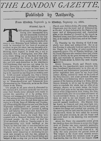 The London Gazette, 10 septembre 1966.