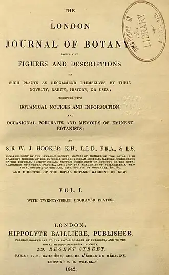 Image illustrative de l’article London Journal of Botany