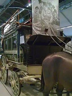 Calèche à deux étages