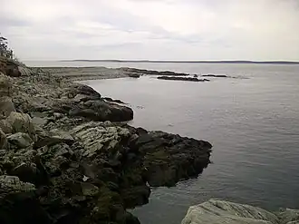 Île Long vers le nord