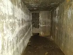 Photo de l'intérieur d'un abris.