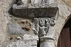 Chapiteau au portail ouest.