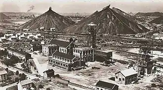 Le puits no&nbsp;19 est en cours de fonçage.