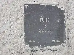 Puits no&nbsp;16, 1909 - 1961.