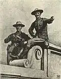 Lord Edward Cecil&nbsp;(en) et le colonel Baden-Powell lors de la seconde guerre des Boers