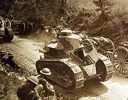 Char Renault FT à Juvigny le 29 juillet 2016