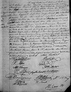 Acte de mariage entre Louis Hyppolite Lafontaine et Adèle Berthelot. 9 juillet 1831. Paroisse Notre-Dame-de-Québec de la ville de Québec.