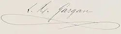 signature de Louis-Xavier Gargan