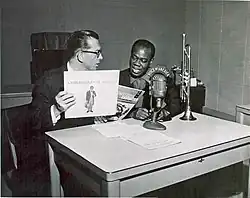 Avec Louis Armstrong
