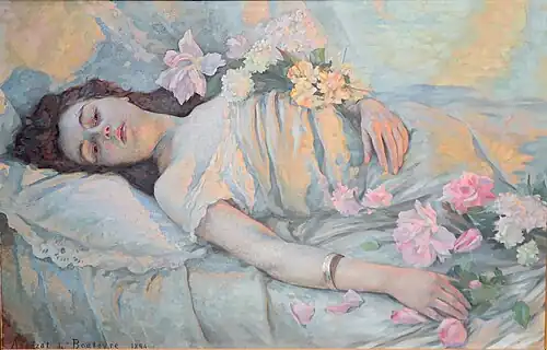 Louis Assezat de Bouteyre. Rêverie. 1894. Huile sur toile.