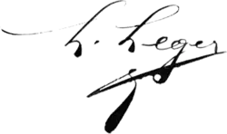 signature de Louis Léger