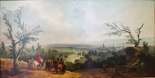 Louis XIV devant l'aqueduc de Maintenon d'Hubert Robert.