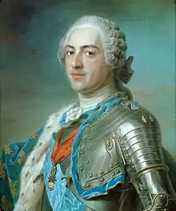 Maurice Quentin de La TourPortrait de Louis&nbsp;XV (1748)