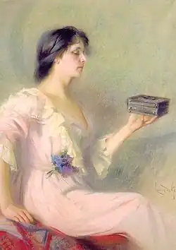La boite de Pandore, Louise De Hem, 1910.