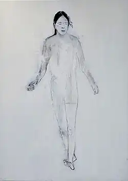Severn Cullis-Suzuki, technique mixte sur toile 290&nbsp;×&nbsp;201&nbsp;cm