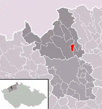 Localisation de Louka u Litvínova