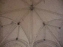 Détail des voûtes gothiques du chœur.