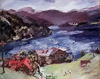 Walchensee, Paysage avec vache, 1921Neue Pinakothek, Munich