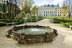 Palais (vue depuis les jardins).