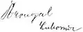Signature de Lubomír Štrougal