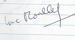 signature de Luc Moullet