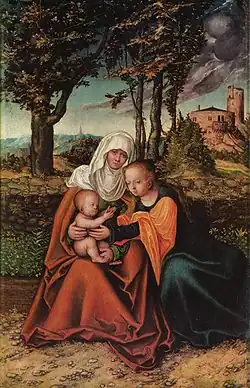 Madone et Ste Anne1516, Munich