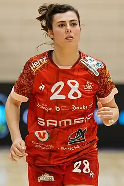 Lucie Granier avec Besançon en 2022.