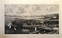 Le Quartier des catalans à Marseille.